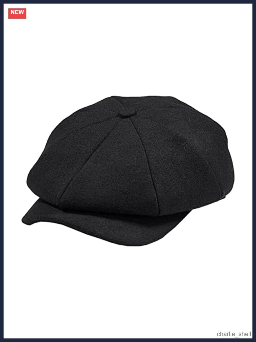 Men's Wool Newsboy Cap Irish Cabbie Hat Winter Flat Hat Adjustable